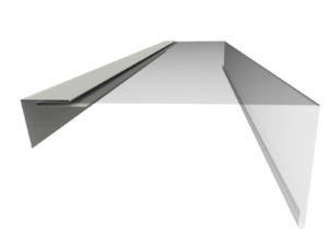 Аквилон для отлива из оцинкованной стали с полимерным покрытием 0.5мм 2000мм (RAL 9003)