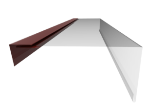 Аквилон для отлива из оцинкованной стали с полимерным покрытием 0.5мм 2000мм (RAL 8017)