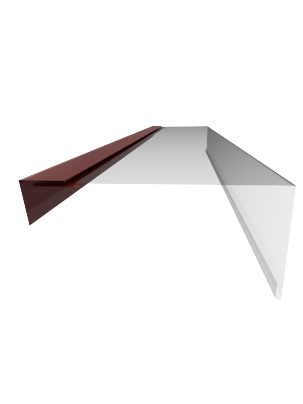 Аквилон для отлива из оцинкованной стали с полимерным покрытием 0.5мм 2000мм (RAL 8017)