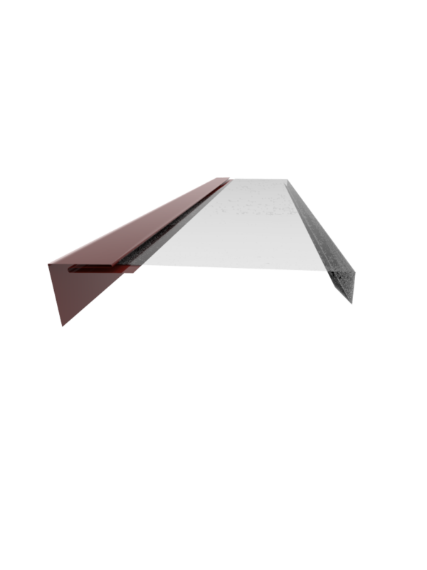 Аквилон для откоса из оцинкованной стали с полимерным покрытием 0.5мм 2000мм (RAL 8017)