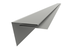 Аквилон на заказ из оцинкованной стали с полимерным покрытием 0.5мм 2000мм (RAL 9003)